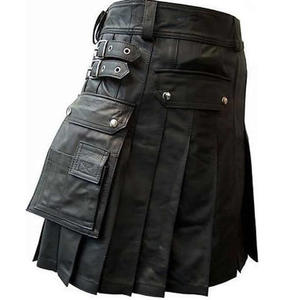 Kilts en cuir pour hommes des Highlands écossais traditionnels de qualité supérieure Meilleur produit tendance Kilt en cuir fabriqué en matériau durable - Product Image 5
