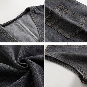 Chaleco vaquero de invierno transpirable informal de algodón 100% de alta calidad para hombres-Precio razonable prendas de vestir exteriores personalizables - Product Image 4