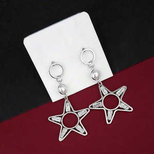 Urthn <b>Fine</b> <b>Jewelry</b> <b>Sets</b>-Silver Plated AD Stone Dangler Earrings 1315808 - Product Image 1