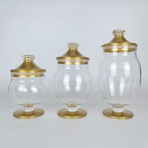 Bol à bonbons rond doré en acrylique - Product Image 5