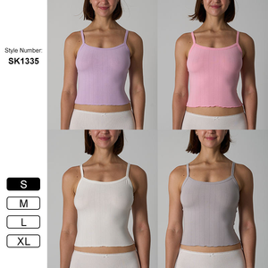 Top de yoga para mujer sin mangas Slim Fit transpirable Sexy peso ligero cuello cuadrado Yoga entrenamiento chaleco Crop Top - Product Image 5