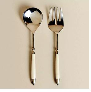 Ensemble de couverts en métal de haute qualité nouveau dernier ensemble de couverts en prix de gros nouvel ensemble de couverts plaqué or avec poignée en laiton - Product Image 3