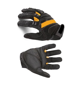 Los guantes de trabajo de cuero sintético cuentan con una amplia protección metacarpiana y protección flexible contra impactos en los dedos - Product Image 5