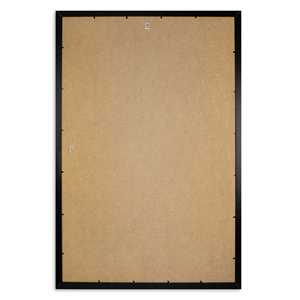 กรอบรูปไม้สีดำลายสี่เหลี่ยมสร้างสรรค์ ขนาด 61 x 91.5 ซม. กรอบรูปกระจกแบบพลิกได้ ขนาด A3 8x10 12x16 11x14 มีจำหน่าย - Product Image 1