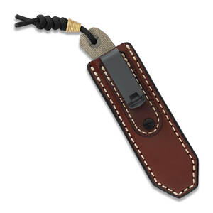 Funda de Cuero Premium para Cuchillo de Hoja Fija, Funda de Cuchillo Duradera para Llevar en el Cinturón, Funda de Cuero Vacuno Hecha a Mano - Product Image 4