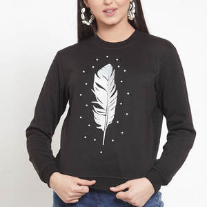 Sudaderas transpirables ecológicas de secado rápido para mujer Logotipo frontal lavado ácido Ropa informal cálida de invierno Personalizable Hecho en Pakistán - Product Image 1