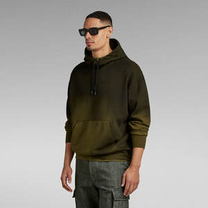 Sudadera con capucha de ropa de calle personalizada de último diseño, sudaderas con capucha desgastadas sin cuerda de lana en blanco Vintage de doble capa con lavado ácido Sun Faded - Product Image 4