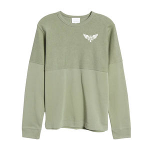 Sweat-shirt de haute qualité avec drapeau américain vert, imprimé drapeau américain, col rond, sweat-shirt décontracté en coton molletonné unisexe personnalisé - Product Image 3