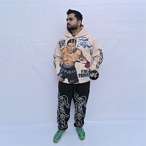 wholesale customized Oversized pullover Graphic Eco-Friendly Heavyweight Organic Cotton <b>Athletic</b> OEM Cropped Hoodie sweatshirts - Product Image 4