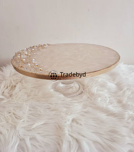 <b>Resin</b> Cake Stand with Glossy Finish for Wedding Home and Event Decor Tradebyd - Product Image 5