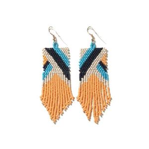 Handcrafted Unique <b>Christmas</b> Festive Designs Custom Logo Embroidery Drop Seed Beads <b>Earrings</b> Fashionable Beadwork <b>Earrings</b> - Product Image 5