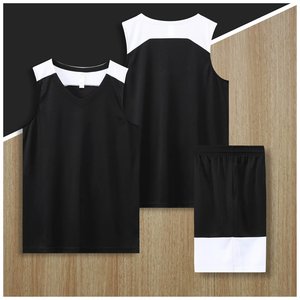 Conjunto de traje de entrenamiento deportivo de baloncesto americano con logotipo personalizado QZJC para adultos de talla grande transpirable 100% poliéster - Product Image 6