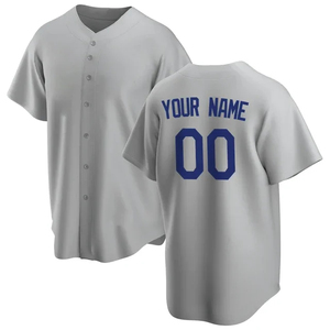 Logo personnalisé col en V hommes maillot de baseball vêtements de sport uniformes avec détails cousus à vendre - Product Image 5