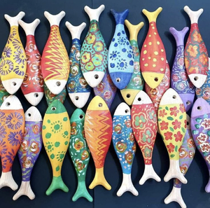 Artesanía vietnamita tradicional de pescado de madera para los amantes de la decoración del hogar - Product Image 5