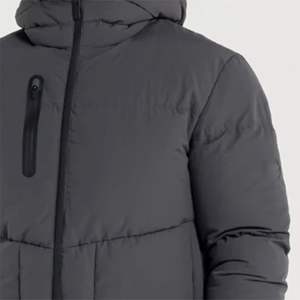 Veste Longline-Puffer élégant avec poignets intérieurs côtelés, plusieurs poches fonctionnelles, fermetures éclair durables et chaleur hivernale de qualité supérieure - Product Image 5