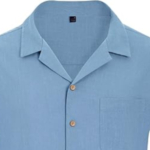 Chemises hawaïennes décontractées pour hommes 100% coton boutonnées anti-rides pour la plage Chemises d'été décontractées pour hommes - Product Image 6