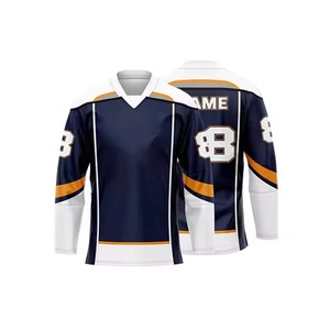 Camiseta de hockey sobre hielo personalizada de buena calidad para adultos y jóvenes, venta al por mayor para entrenamiento, ropa de equipo OEM - Product Image 6