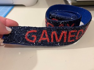 Customized Latest Design Beaded <b>Purse</b> Strap Sequin <b>Bag</b> Strap Belt Beaded Strap Seed Strap for Handbag Clear Saints Strap - Product Image 4