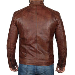 Chaqueta de Cuero de Diseño Personalizado, Chaqueta de Cuero de Alta Calidad en Venta - Product Image 5