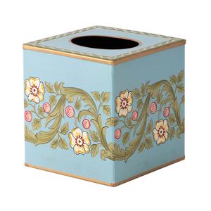 Haute vente en acier inoxydable rectangulaire serviette boîte de rangement forme carrée dessus de table décoratif mouchoirs en papier poubelle Premium tissu - Product Image 3