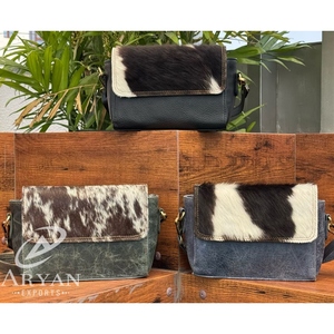 Personnalisé en gros 2025 sac à bandoulière à rabat en cuir de vachette de haute qualité pour femmes grande capacité en cuir véritable élégant sacs à bandoulière - Product Image 1