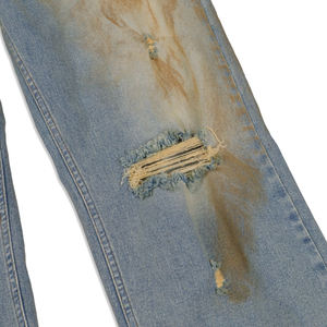 Pantalones Vaqueros de Diseño Personalizado DENIM, Lavado Desgastado con Efecto Decolorado al Sol, Jeans Desgastados con Lavado Ácido para Hombre - Product Image 4