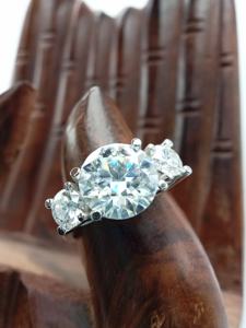 Women's Luxury 10K 18K Gold Trendy Hip Hop Engagement Ring Full VVS Natural Brilliant Cut Diamond for Certified Classic Wedding - Product Image 5