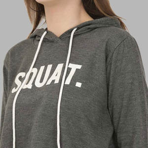 Sudadera con capucha corta a rayas de alta calidad para niñas, suéter informal de estilo callejero, sudaderas con capucha recortadas transpirables - Product Image 6