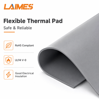 Coussin thermique en silicone à haute conductivité thermique personnalisé pour module de batterie de véhicule électrique