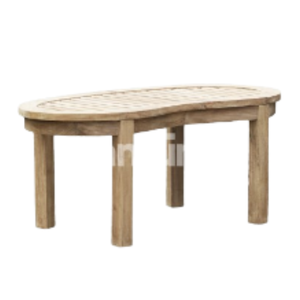 โต๊ะกาแฟธรรมชาติสไตล์โมเดิร์นพร้อมโต๊ะโค้งทรงไตโต๊ะกาแฟสำหรับสวนในบ้านเฟอร์นิเจอร์กลางแจ้งเป็นมิตรกับสิ่งแวดล้อม - Product Image 2