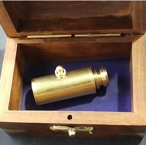 Mini pendentif télescope en laiton dans un beau support fait à la main télescope en laiton meilleur article pour cadeau - Product Image 2