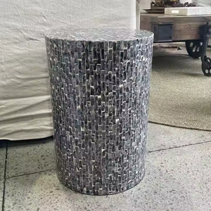 Tambour d'incrustation de vadrouille fait à la main luxueux mettant en vedette l'art de la nacre et l'artisanat traditionnel idéal pour la musique - Product Image 5