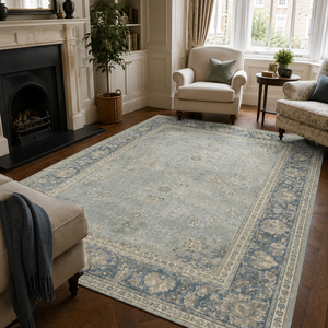 <b>Rug</b> Weavers RWPR0004 Archive Denim Vintage Washable <b>Rug</b> Dropshipping Wholesale Washable Chenille 10 Sizes - Product Image 2