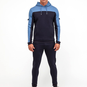 Venta al por mayor de los hombres de calidad superior cremallera algodón Jogger Suit logotipo personalizado Zip up ropa deportiva chándal para el gimnasio ropa deportiva de invierno - Product Image 1