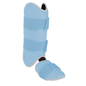 Protège-tibias de baseball en cuir léger rembourrés de mousse, protection professionnelle pour une sécurité facile des jambes, idéal pour les débutants et les joueurs occasionnels - Product Image 2