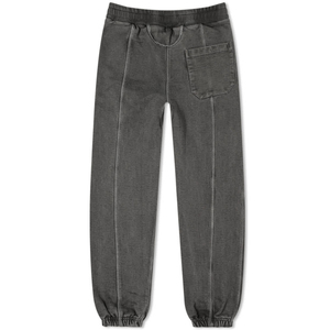 Pantalones de chándal con logotipo bordado personalizado, servicio OEM para hombre, pantalones de chándal pesados de algodón 100% en blanco lavados para hombre - Product Image 3