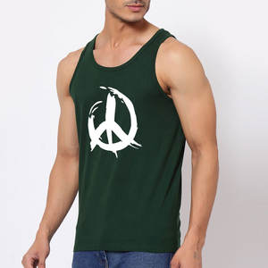 Débardeur de sport Slim Fitness pour l'entraînement en salle de sport, personnalisé, de haute qualité, en polyester et coton, sans manches, à séchage rapide et respirant - Product Image 2