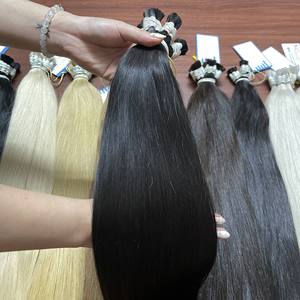 Extensiones de cabello vietnamitas de alta calidad, sin procesar, sin desprendimiento, sin enredos, precio al por mayor, nueva tendencia. - Product Image 4