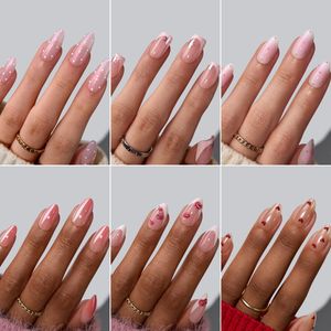 <span class=keywords><strong>Uñas</strong></span> Postizas <span class=keywords><strong>de</strong></span> Primavera para <span class=keywords><strong>San</strong></span> <span class=keywords><strong>Valentín</strong></span>, <span class=keywords><strong>Uñas</strong></span> <span class=keywords><strong>Cortas</strong></span> Cuadradas Hechas a Mano, Punta Francesa Plateada con Estrella, <span class=keywords><strong>Uñas</strong></span> Artificiales Adhesivas al por Mayor - Product Image 3