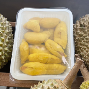 Carne de Durian congelada de Vietnam Carne de fruta tropical cremosa natural Excelente para recetas de postres y comercio internacional - Product Image 1