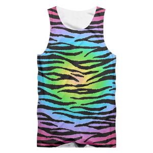 Nouveaux débardeurs pour hommes solides, imprimés en 3D, respirants, 100% polyester, tendance estivale, débardeurs de fitness surdimensionnés, unisexe, sans manches, pour la salle de sport - Product Image 2