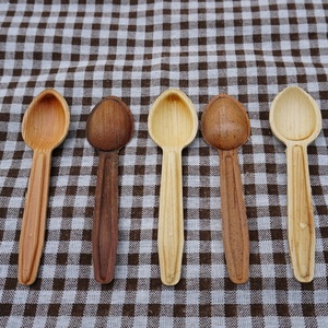 Cuchara de hoja de palma Areca vietnamita desechable, vajilla compostable para el almuerzo, acampar al aire libre, Loto Azul, Ms Amelia + 84855014447 - Product Image 2