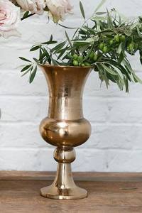 Chaude Classique De Mariage Fleur Vase Décoration De Luxe Haute Finition Dorée En Métal Logo Personnalisé En Gros Emballage Mariage Parfait - Product Image 3