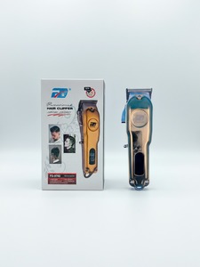 Tondeuse à cheveux professionnelle rechargeable pour barbier, lame en acier inoxydable, tondeuse corporelle - Product Image 5