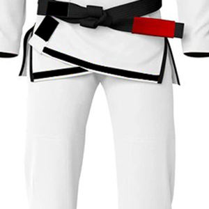 Conjuntos de uniformes de Judo Unisex de alta calidad 100% algodón transpirable de secado rápido últimos diseños posición del logotipo frontal ropa de artes marciales - Product Image 6