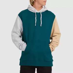 Nouveau best-seller confortable élégant 100% coton surdimensionné Logo personnalisé brodé motif impression panneau travail sweats à capuche pour hommes - Product Image 2