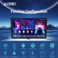 Hisound Autoradio 9 pouces Double DIN Écran Android 2+32 Go Carplay WIFI RDS AI OEM ODM