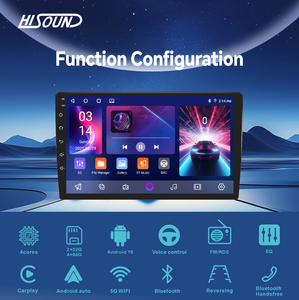 Hisound เครื่องเสียงรถยนต์2 + 32GB, เครื่องเสียงสเตอริโอติดรถยนต์2 + 32GB CarPlay WiFi Rds OEM Ai ODM ขนาด9นิ้ว - Product Image 4