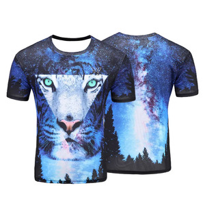 เสื้อยืดผู้ชายพิมพ์ซับลิเมชันสีพื้นสำหรับใส่ได้ทั้งชายและหญิง - Product Image 4