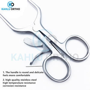 Weitlaner เครื่องดึงรั้งเหล็กด้วยตนเองมีการล็อกหัวกลมปลายทื่อเครื่องมือ Retractor สำหรับการผ่าตัดสัตวแพทย์โดย kahlu - Product Image 5